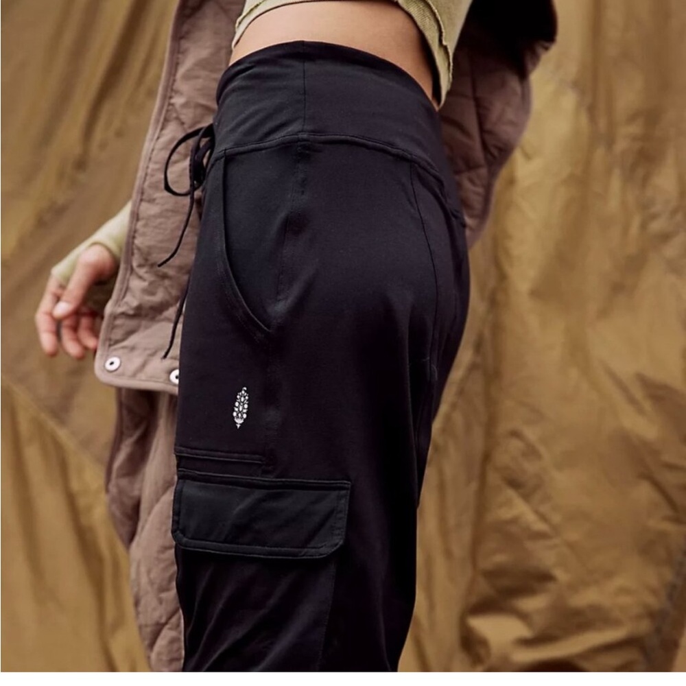 Free People Off Road Black Jogger Pants